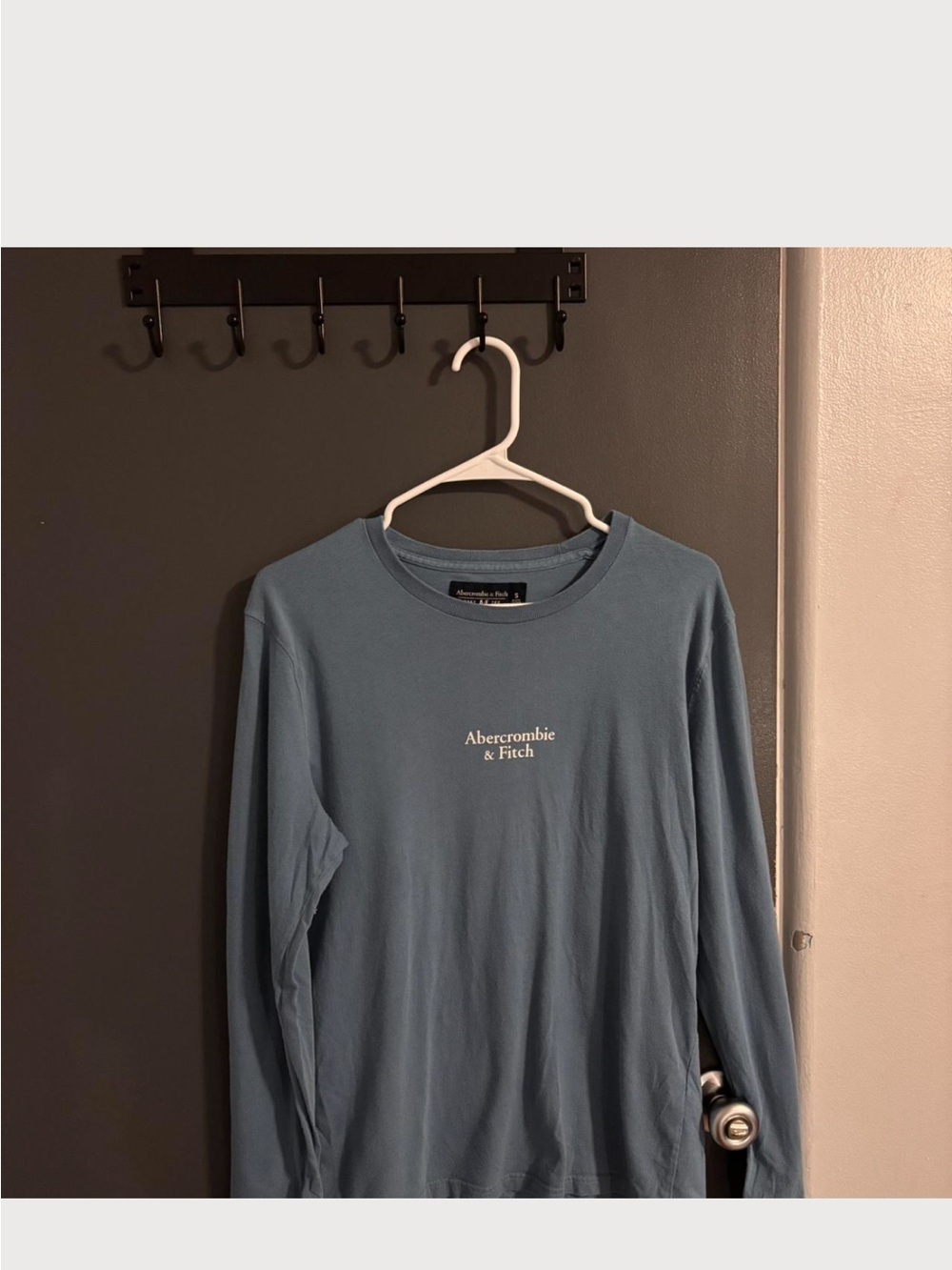 Abercrombie & Fitch blue long sleeve shirt Size S